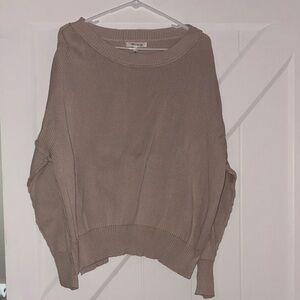 Miracle Neutral Taupe Crewneck Sweater